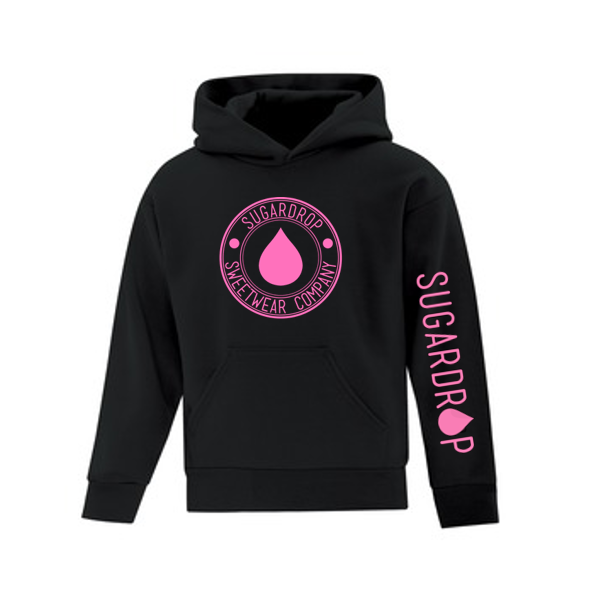 Sugardrop Youth Hoodie with Coloured Logo